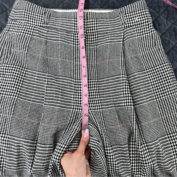 J. Crew Plaid Wool Cropped Pants Size 8 - Picture 7 of 9